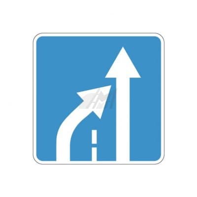 купить дорожный знак 5.15.5д, 5.15.6д Конец полосы в Одинцово